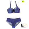 Àníkę Half Padded Cup Bra - Navy Blue